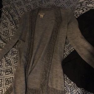 Grey cardigan